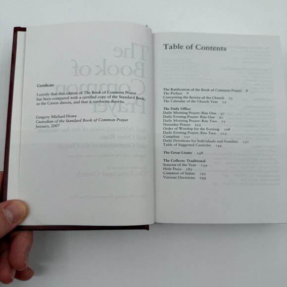 The Book Of Common Prayer Episcopal Church Chapel 1979 Seabury Press Hardback - Picture 6 of 11